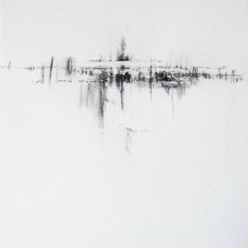 Dessin intitulée "jour 87- 22.01.2012" par Pascale Aurignac, Œuvre d'art originale, Graphite
