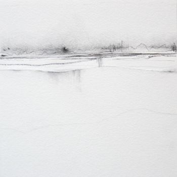 Tekening getiteld "jour 94- 29.01.2012" door Pascale Aurignac, Origineel Kunstwerk, Grafiet