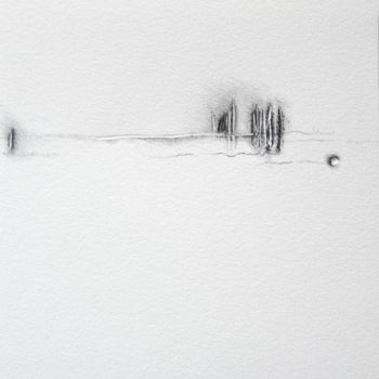 Рисунок под названием "jour 96- 31.01.2012" - Pascale Aurignac, Подлинное произведение искусства, Графит