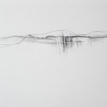 Dessin intitulée "jour 97- 01.02.2012" par Pascale Aurignac, Œuvre d'art originale, Graphite