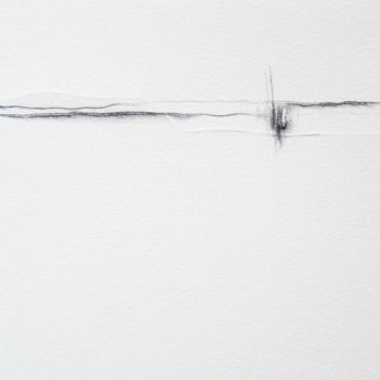 Σχέδιο με τίτλο "jour 98- 02.02.2012" από Pascale Aurignac, Αυθεντικά έργα τέχνης, Γραφίτης