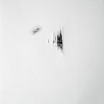 Drawing titled "jour 36 - 02.12.2012" by Pascale Aurignac, Original Artwork, Graphite