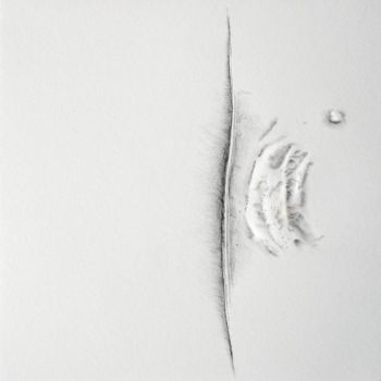 Drawing titled "jour 38 - 04.12.2012" by Pascale Aurignac, Original Artwork, Graphite