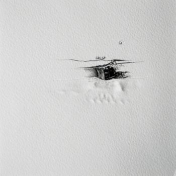 Dessin intitulée "jour 40 - 06.12.2012" par Pascale Aurignac, Œuvre d'art originale, Graphite