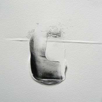Dessin intitulée "jour 54 - 20.12.2012" par Pascale Aurignac, Œuvre d'art originale, Graphite