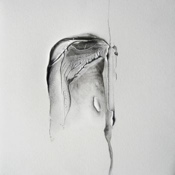 Dessin intitulée "jour 56 - 22.12.2012" par Pascale Aurignac, Œuvre d'art originale, Graphite