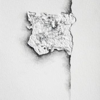 Drawing titled "jour 81 - 16.01.2013" by Pascale Aurignac, Original Artwork, Graphite