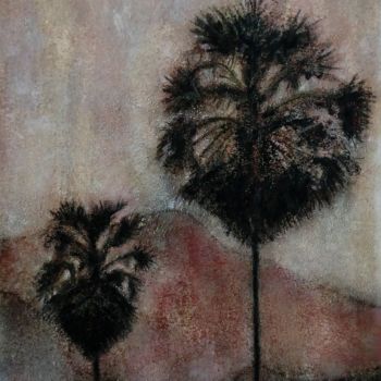 Pintura intitulada "tropiques 5" por Pascale Garnier, Obras de arte originais