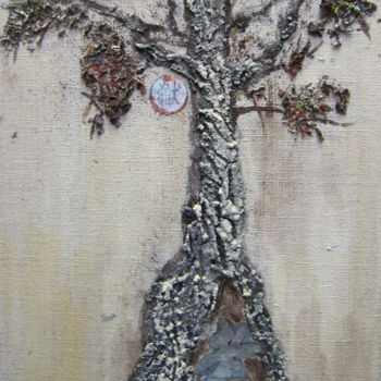 Painting titled "arbres de chine1" by Pascale Garnier, Original Artwork