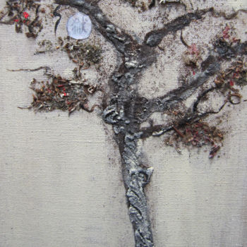 Painting titled "arbres de chine 2" by Pascale Garnier, Original Artwork