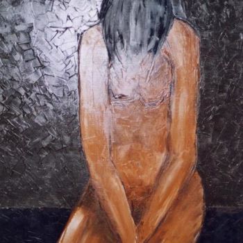 Painting titled "Introspection" by Pascale Gonzales, Original Artwork