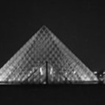 Photographie intitulée "Paris-Le Louvre" par Pascaline, Œuvre d'art originale, Photographie argentique