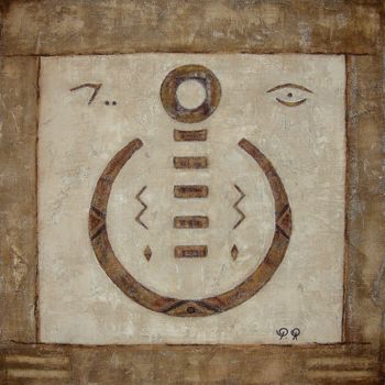 "Chaman II" başlıklı Tablo Pascale Renault tarafından, Orijinal sanat, Akrilik