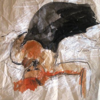 Painting titled "abandonnée" by Pascal, Original Artwork