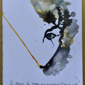Tekening getiteld "« Si blancs les vis…" door Pascal Stutz, Origineel Kunstwerk, Inkt