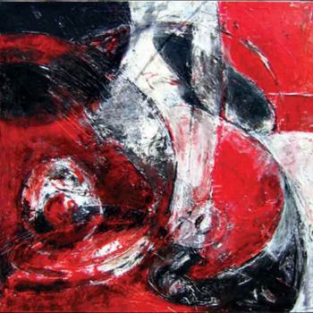 Картина под названием "SANS TITRE" - Pascal Toublanc "Scual", Подлинное произведение искусства, Масло