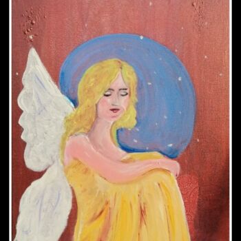 Painting titled "Krist'ailes des Ang…" by Pascaly, Original Artwork, Acrylic