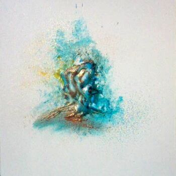 Peinture intitulée "Tigre d'eau." par Pascaly, Œuvre d'art originale