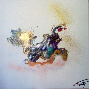 Painting titled "Joyau de l'Ame." by Pascaly, Original Artwork