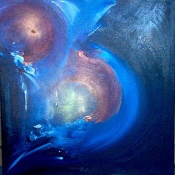 Peinture intitulée "Mélodie du Cosmos." par Pascaly, Œuvre d'art originale