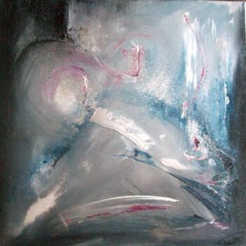 Painting titled "Spleen en rose." by Pascaly, Original Artwork