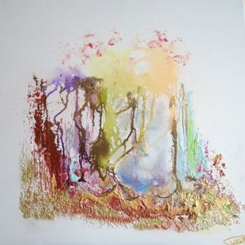 Painting titled "Chemins des brumes." by Pascaly, Original Artwork