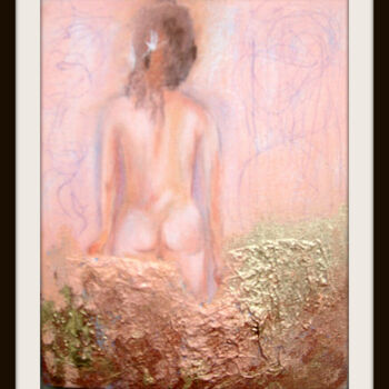 Pittura intitolato "Une seconde peau." da Pascaly, Opera d'arte originale, Pastello
