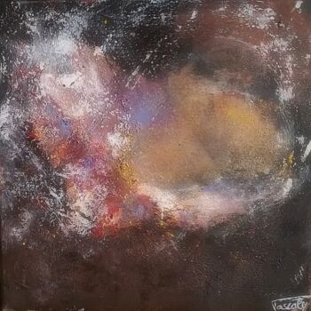 Painting titled "Le vortex coeur." by Pascaly, Original Artwork, Acrylic