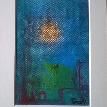 Painting titled "Carte Tableau N° 2" by Pascaly, Original Artwork, Acrylic