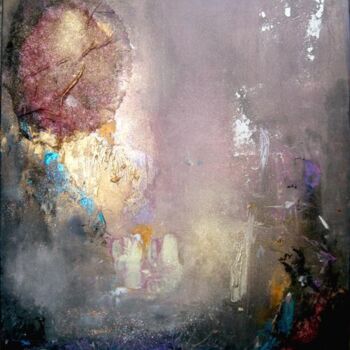 Peinture intitulée "Les cendres Lunaire…" par Pascaly, Œuvre d'art originale, Huile