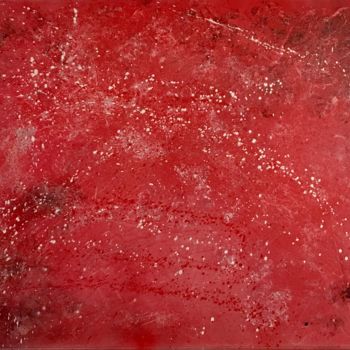 Pittura intitolato "Bloody Universe" da Paniko, Opera d'arte originale, Spray