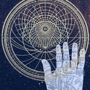 Digital Arts titled "astrohand" by Pierre Heiffel, Original Artwork, Photo Montage