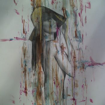 Peinture intitulée "pdychedelic rain" par Artekupa For Instagram, Œuvre d'art originale