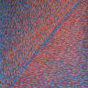 "inganno rosso blu 1" başlıklı Tablo Pasqualino Palmieri (PP Pascal) tarafından, Orijinal sanat, Akrilik