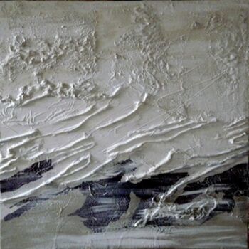 Painting titled "Marée basse" by Maryse Jacq, Original Artwork