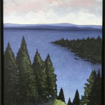 Painting titled "I Can See Forever" by Pam Carlson, Original Artwork