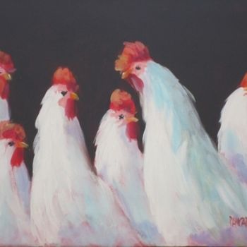 Pittura intitolato "IMG_2736 Conn chick…" da Pam Carlson, Opera d'arte originale