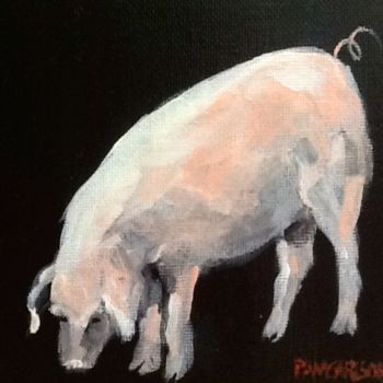 Painting titled "this-little-piggy.j…" by Pam Carlson, Original Artwork