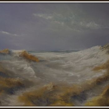 Painting titled "dune" by Christian Le Gall, Original Artwork