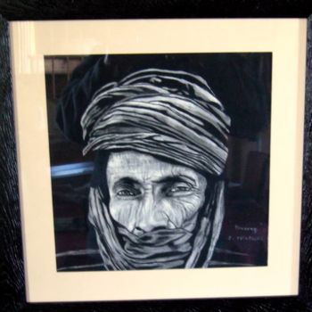 Drawing titled "Touareg" by Patrick Mévellec, Original Artwork