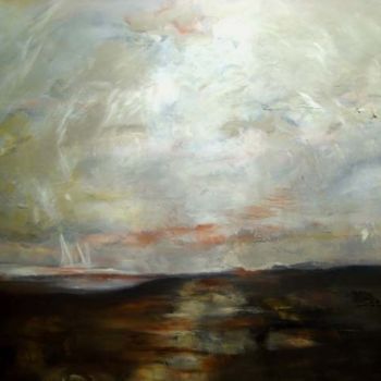 Painting titled "Tempestad" by Patricia Paats, Original Artwork