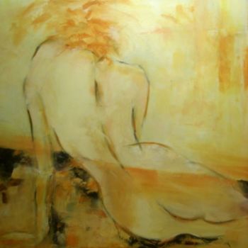 Painting titled "Desnudo" by Patricia Paats, Original Artwork