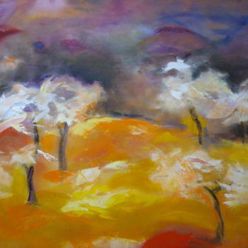 Pintura intitulada "PAISAJE" por Patricia Paats, Obras de arte originais