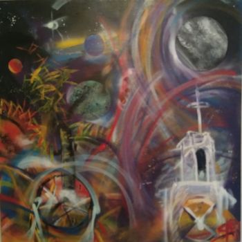 Pintura titulada "Patchouli Dream" por Sam Alberts, Obra de arte original, Acrílico