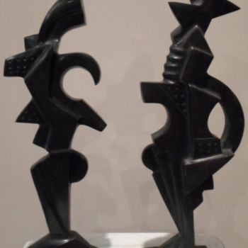 Sculpture intitulée "scuptures en bronze" par Patrice  Donald Laborie, Œuvre d'art originale