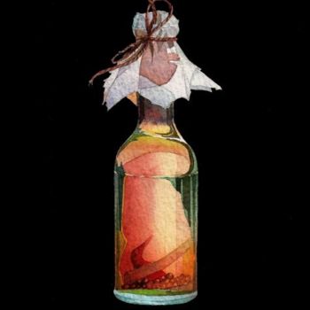 "Oil with pepper" başlıklı Tablo Tatiana Kremlev (Chvetsova) tarafından, Orijinal sanat, Petrol
