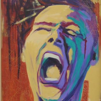 Painting titled "Painful" by Patricia Klimov, Original Artwork