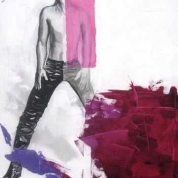 Malerei mit dem Titel "Purple soul" von Patricia Klimov, Original-Kunstwerk