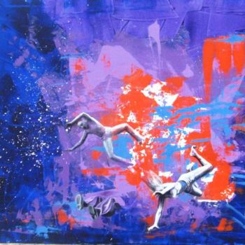 Pintura titulada "Falling" por Patricia Klimov, Obra de arte original, Oleo