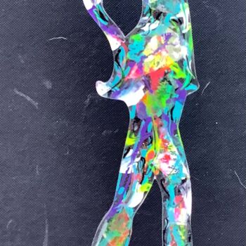 Sculpture titled "DANSEUSE40" by Patmoli, Original Artwork, Resin